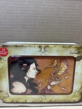 Dragon Dream Tin with 12 Notecards - New Old Stock