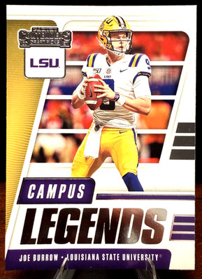 Joe Burrow Campus Legends-2021 Panini Contenders Draft Picks LSU Tigers NCAA
