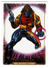 2024 Upper Deck SkyBox Marvel Masterpieces '92 Platinum Leather BISHOP #6 UD