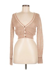 Intermix Women Brown Cardigan M