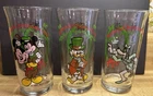 (3) Vintage 1982 Walt Disney Coca-Cola Mickey’s Christmas Carol Glasses