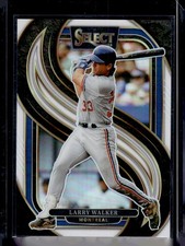 2025 Select White Prizms #182 Larry Walker SERIAL # 17/99
