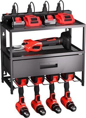 #ad Veitorld Power Tool Organizer with Charging Station $43.99