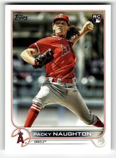 2022 Topps Packy Naughton #540 Los Angeles Angels ROOKIE CARD BEAUTY!. rookie card picture