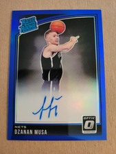 2018-19 Donruss Optic Rated Rookie Blue Prizm 44/49 Dzanan Musa RC Auto