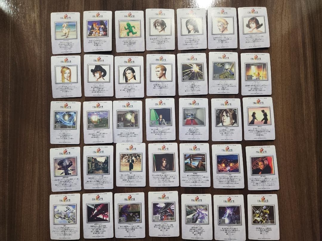 Final Fantasy VIII Carddass 35 Types Collectible Cards 1999 | eBay