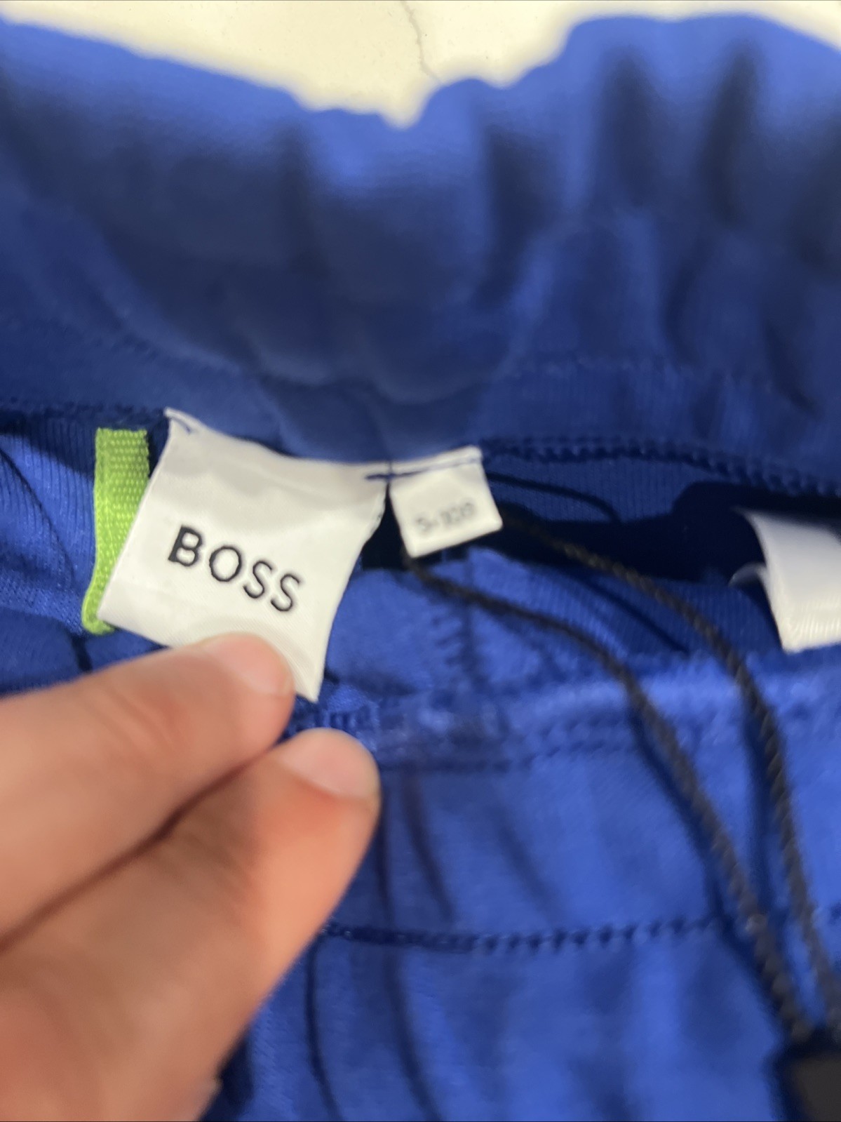 NEW Authentic Boss Hugo Boss Blue Boys Kids Shorts Logo 5 Years $98 image 4