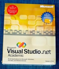 Microsoft Visual Studio .NET Academic 2003 Sealed/New in Box