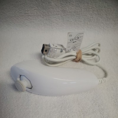 Authentic Nintendo Wii Nunchuck ControllerOEM Official Wii Remote - White