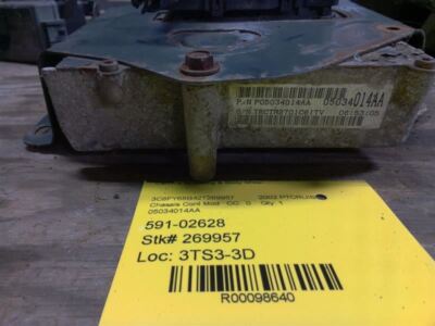 Chassis ECM Transmission Behind Bumper Fits 02 PT CRUISER 98640 | eBay