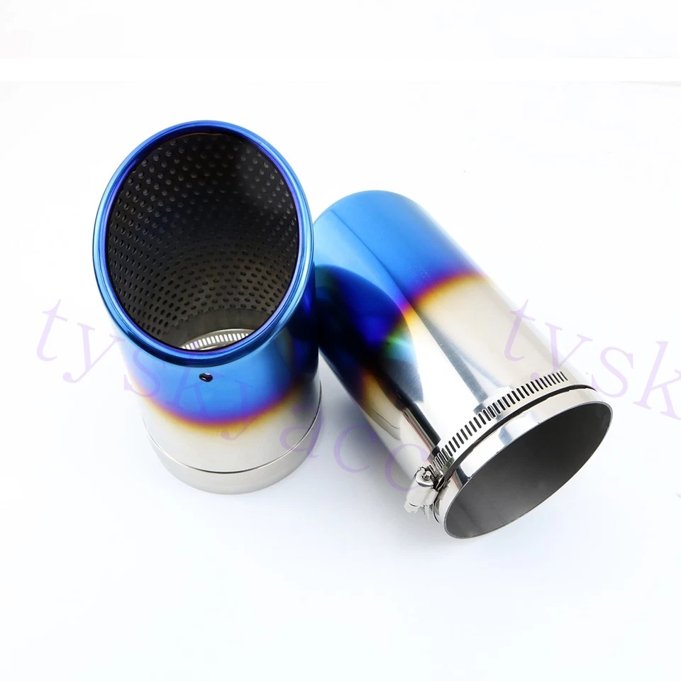 Car Tailpipe Cover 3" 76mm Size Rear Exhaust Tail Muffler Pipe Trim Accessories — 第 4/4 张图片