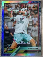 2023 PREMIER LACROSSE LEAGUE PLL SNAPSHOT SAM HANDLEY SP BLUE CARD #28/77 #6