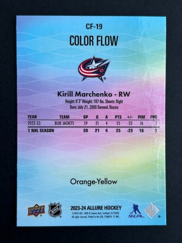 2023-24 Upper Deck Allure - Color Flow Parallels - Pick your cards! - Picture 89 of 213
