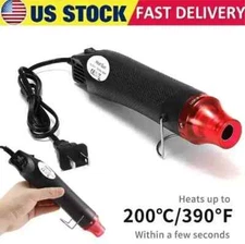 Mini Heat Gun DIY Electric Nozzles Tool Hot Air Gun Embossing Drying Paint USA