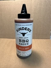 Kinder's Mild BBQ Sauce Premium Quality Handcrafted Gluten Free No HFCS 15.5 Oz