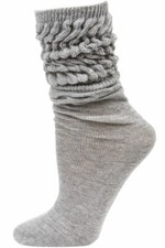 Millennium Women's Slouch Socks - 1 Pair - Grey
