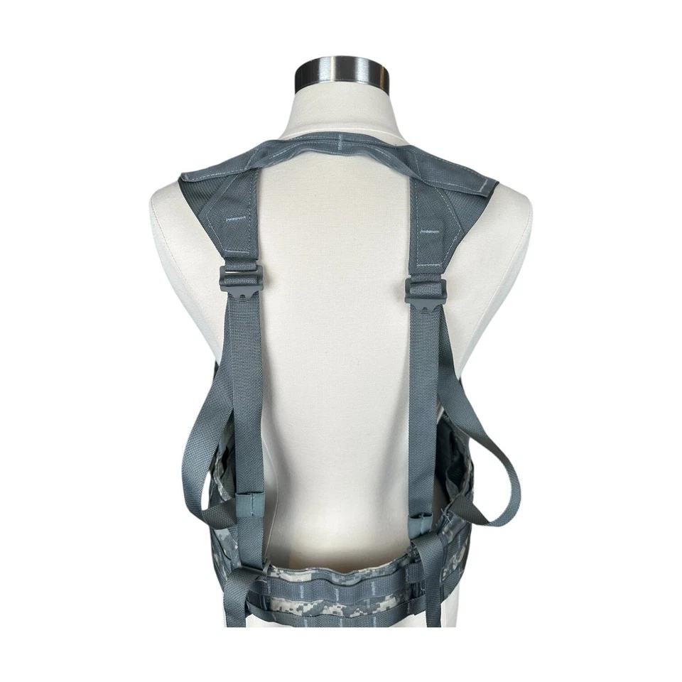 Chaleco Molle II Ejército de Estados Unidos Combate Carga Portador Cojinete de Carga Cremallera Digital Pesado Foto 3 de 4