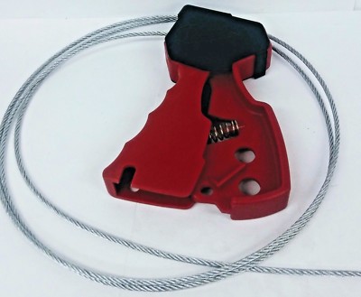Brady 65318 Y1454388 Cable Lockout Device 6 ft Red | eBay