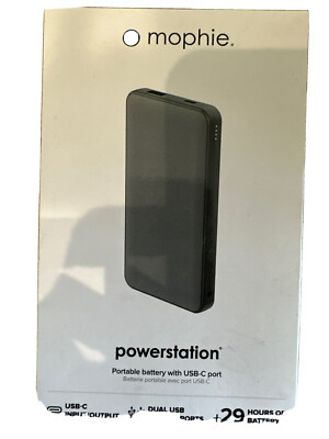 Mophie Powerstation 8000mAh Portable Battery with USB-C / USB-A Port -Space Gray