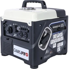 Portable Gasoline Inverter Generator 1200W Ultra-quiet Gas Engine Camping Home