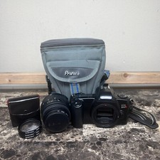 Canon EOS Rebel X 35mm Film Camera W/ Sigma 35-80 F4-5.6 DL-II Lens  Bag Combo