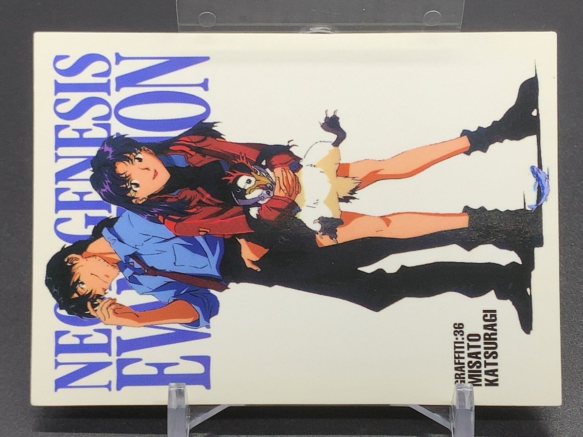 Misato Katsuragi GR36 Neon Genesis Evangelion Card Bandai 1996