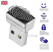 USB Biometric Fingerprint Reader Laptop works on Windows 10/11 Hello PC Notebook