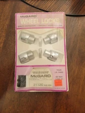 21120 Mcgard Wheel Lock Set NEW 1/2” Thread. Mopar & Ford