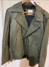 Each X Other Leather Biker Coat Jacket Xl Uk14-16 New Rrp£825