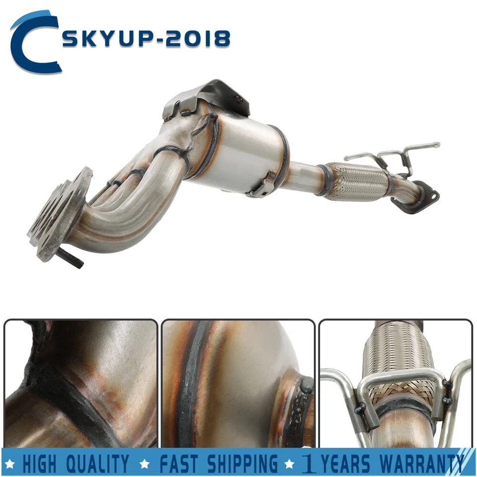 Convertidor catalítico para Ford Focus 2,0 L 2012 2013 2014 2015 2016 2017 2018 Foto 4 de 4