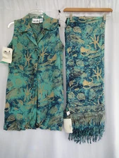 NWT BUSTER N BOGI tunic top sz S & swim beach cover ups Shawl Wrap Scarves 