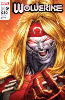 WOLVERINE 30 SCOTT WILLIAMS EXCLUSIVE OMEGA RED TRADE VARIANT 2023 COMIC MARVEL