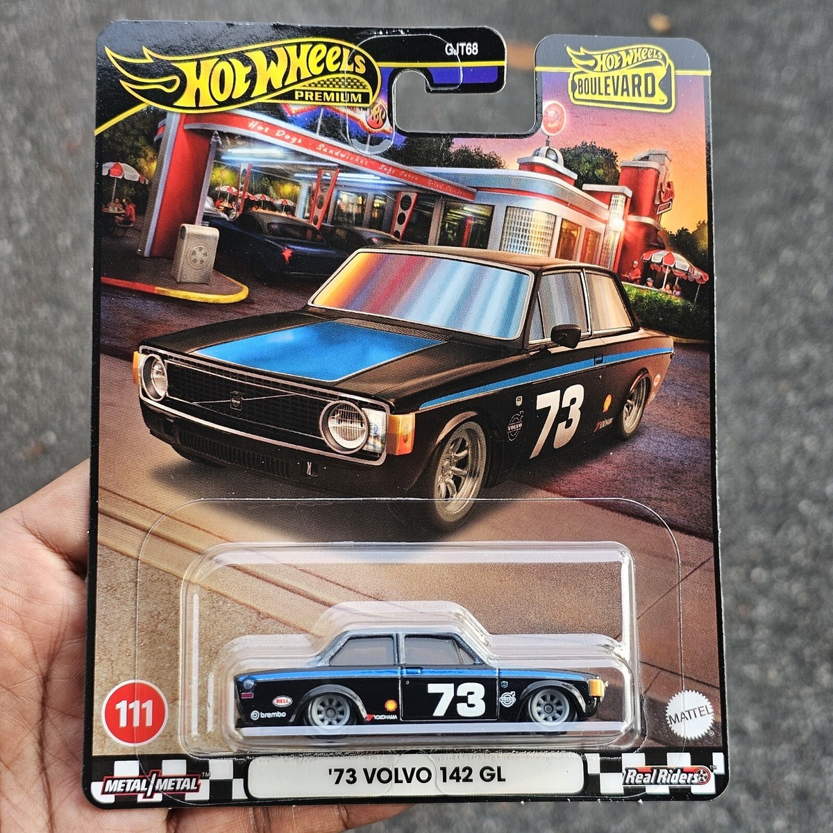 2024 HOT WHEELS PREMIUM '73 VOLVO 142 GL BOULEVARD #111