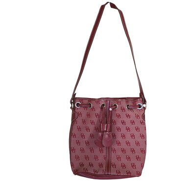 Dooney Bourke Signature Mini Drawstring Bucket Shoulder Bag