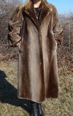 極美品♡VOAAOV BEAVER Stand Collar Long Coat Full Length Beaver Coat great condition | eBay