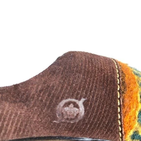 Zuecos Born Mujer 6 México Azteca Suroeste Mules India Lana Cuero Boho Foto 4 de 4