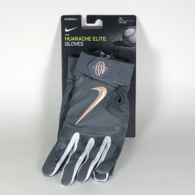 Nike Men's Huarache Elite Baseball Gloves Leather Grey/Copper