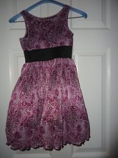 PIPPA  JULIE BRAND NEW WITH TAGS GIRLS PURPLE LINED SPARKLE DRESS SIZE 6X