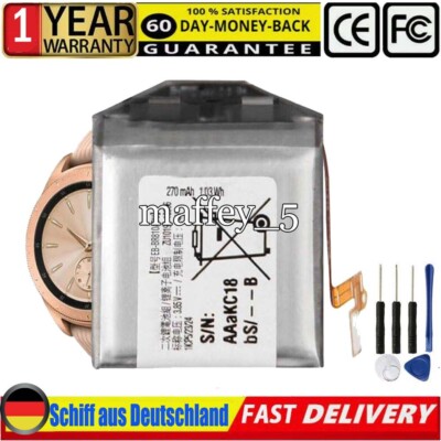 Akku für Samsung Galaxy Watch Gear S4 42mm SM R810 R815U EB-BR810ABU 270mAh