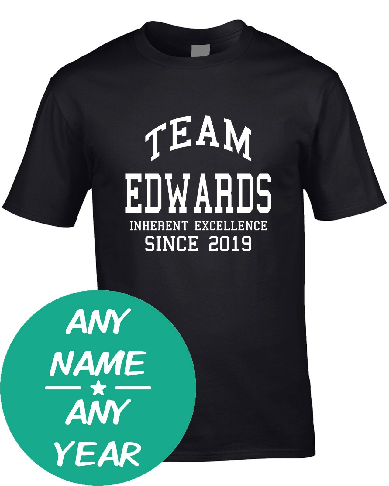 ALTRA T shirt cognome uomo squadra clan tutto qualsiasi regalo nome famiglia compleanno personalizzato età anno