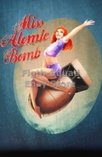 WW2 Picture Photo miss atomic bomb 6119