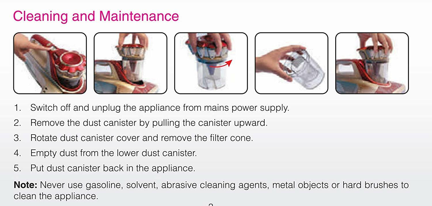 KENT Bed & Upholstery Vacuum Cleaner 450 Watt 220V Three Modes Of