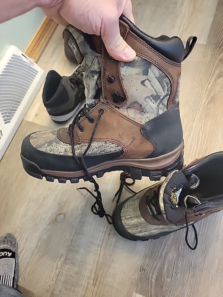 Rocky Core 8" Waterproof 800 Gram Insulated Outdoor Boots Mossy Oak Camo Size 8M - Image 4 of 4