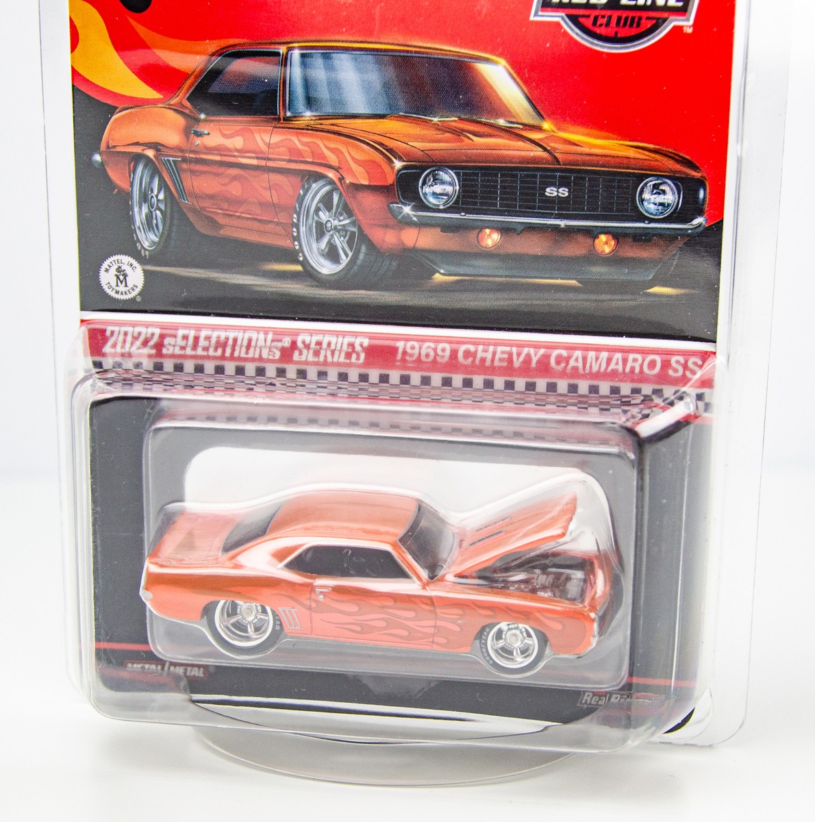 Hot Wheels RLC Redline Club 1969 Chevy Camaro SS Orange Real