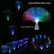 Lampada Fibra Ottica Cambia Colore Luce Notturna LED Compleanno Matrimonio Festa Decorazione