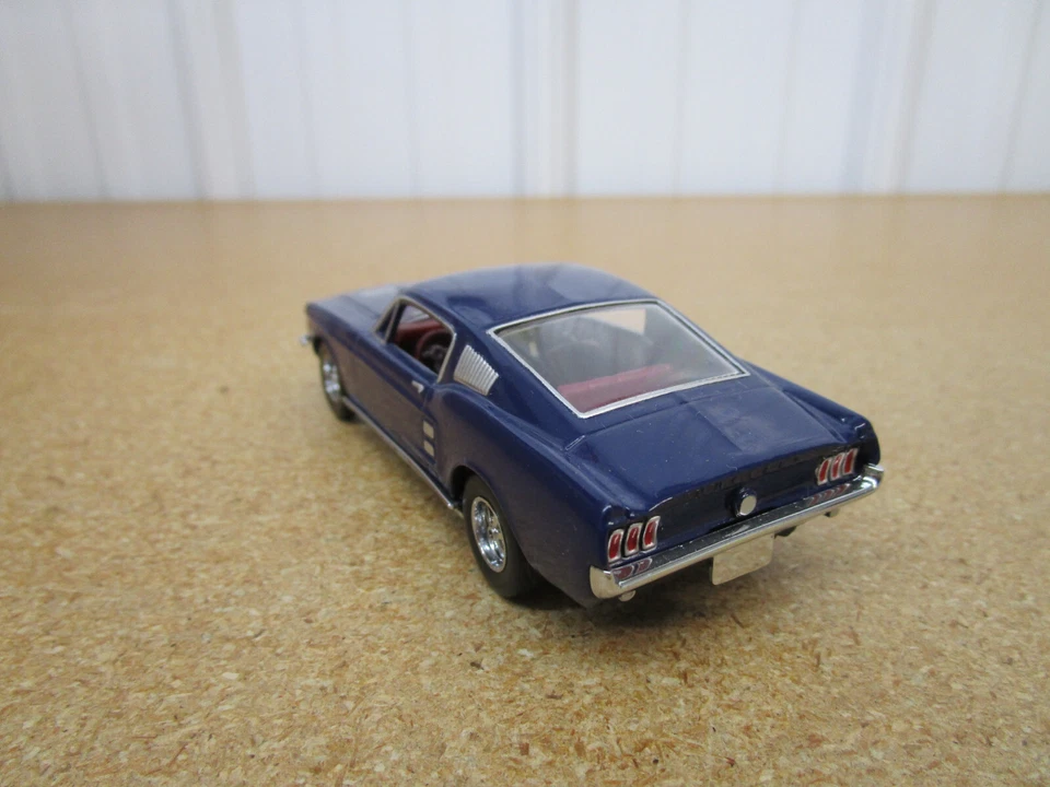 1967 Ford Mustang 1/43 Matchbox DINKY diecast blue LOOSE fastback coupe - Image 4 of 4