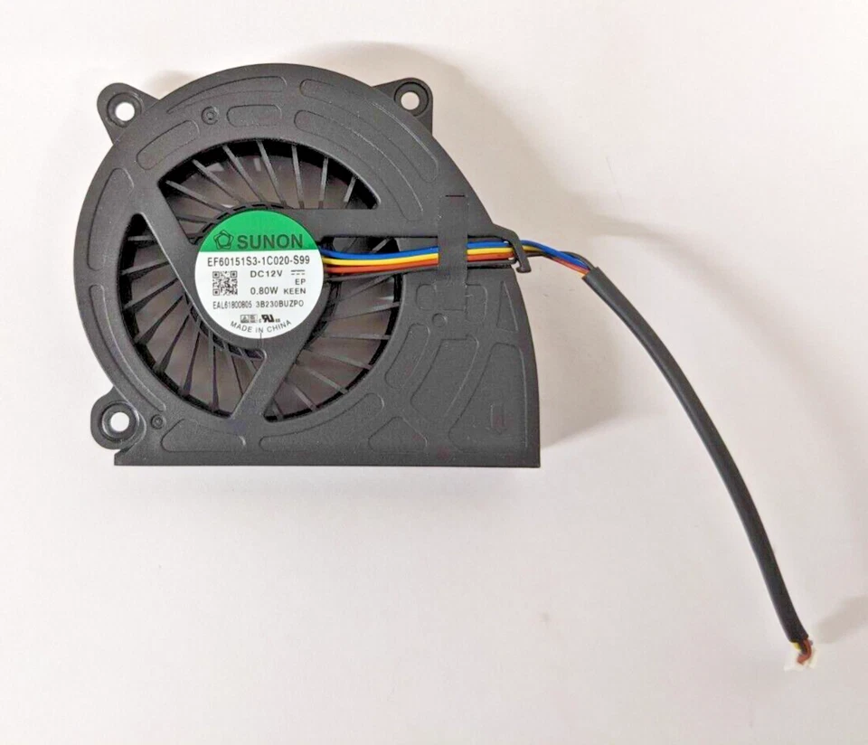 VENTILADOR SOPLADOR LG 38WN95C SUNON DC12V 0,80 W 4 PINES 4 CABLES EF60151S3-1C020-S99 *Q53*