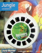 Jungle Creatures 3d View-Master 3 Reel Packet SEALED