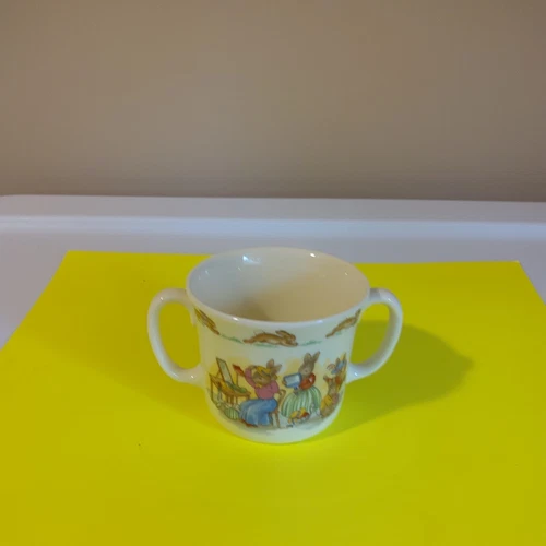 Vintage Royal Doulton Bunnykins  Hug - a -  Mug With Two  Handles