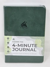 Clever Fox 4-Minute Journal, Four Minute Journal, Forest Green - New